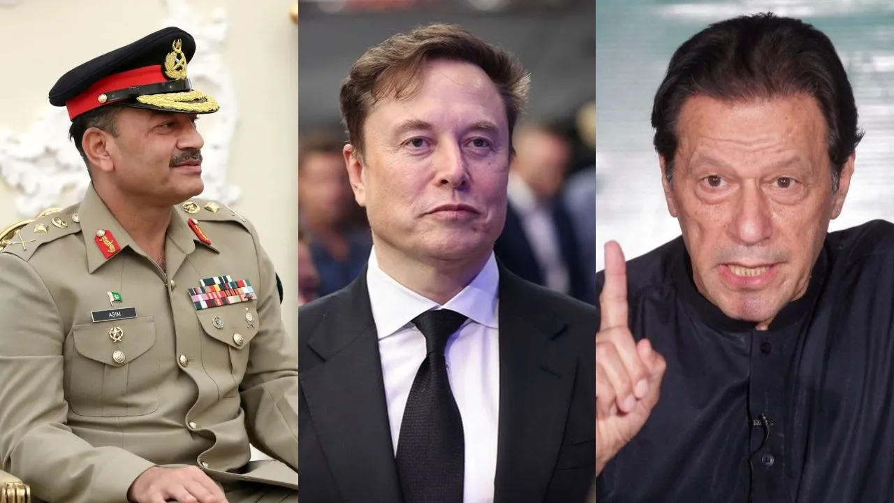 Asim Munir Elon Musk Imran Khan