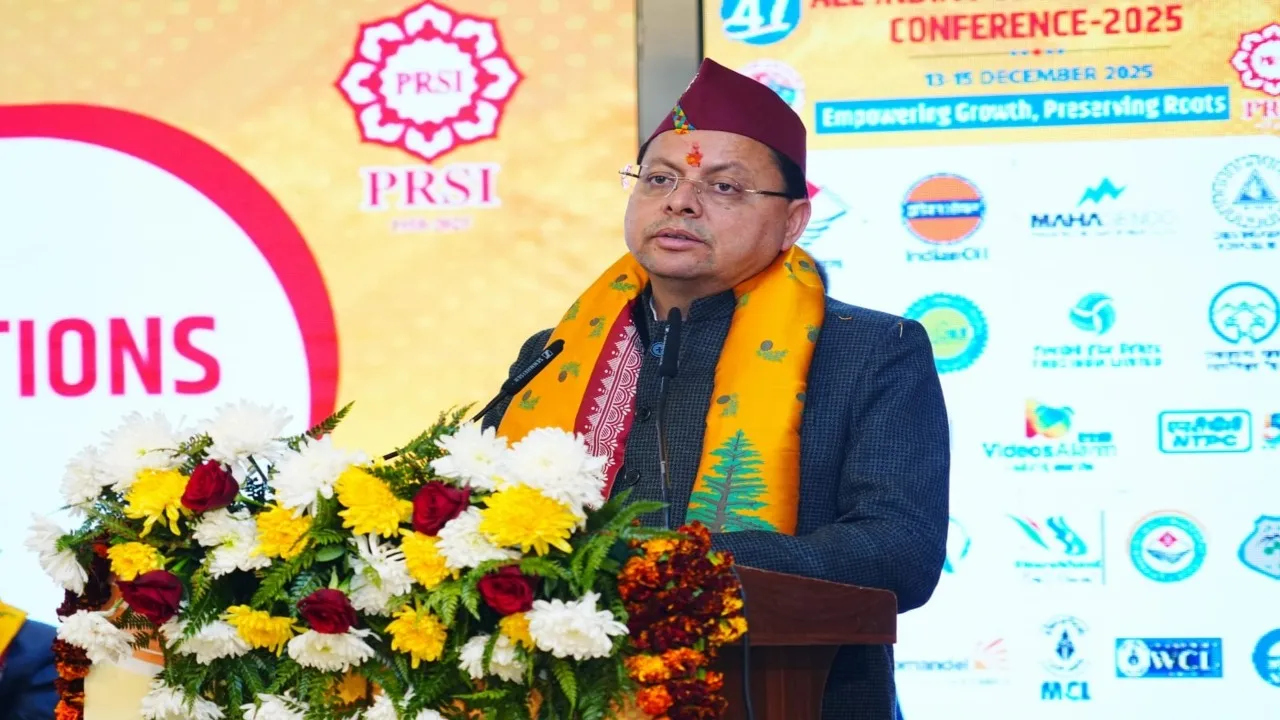 CM Dhami at All India Public Relations Conference – 2025
