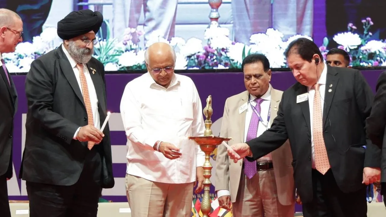 53rd ISAME Forum 2025 held in Gandhinagar by The International Association of Lions Clubs CM Bhupendra Patel participated