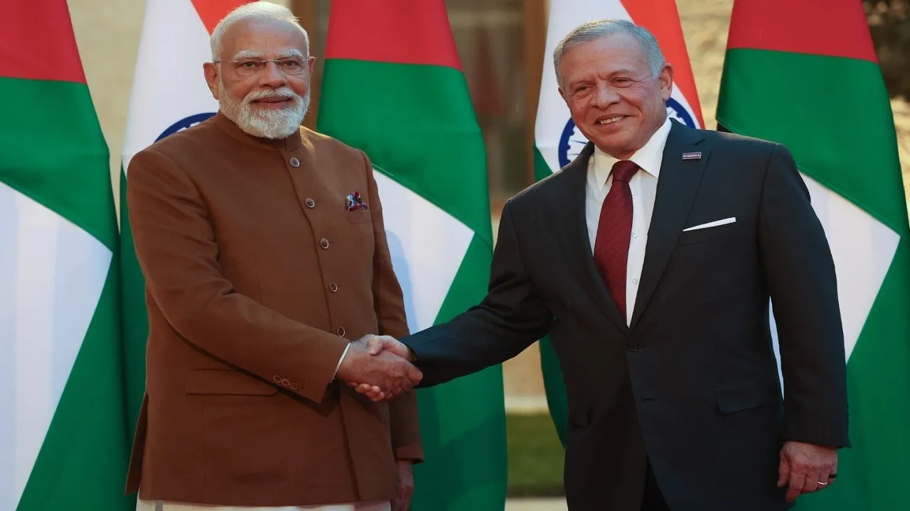 PM Modi with King Abdullah