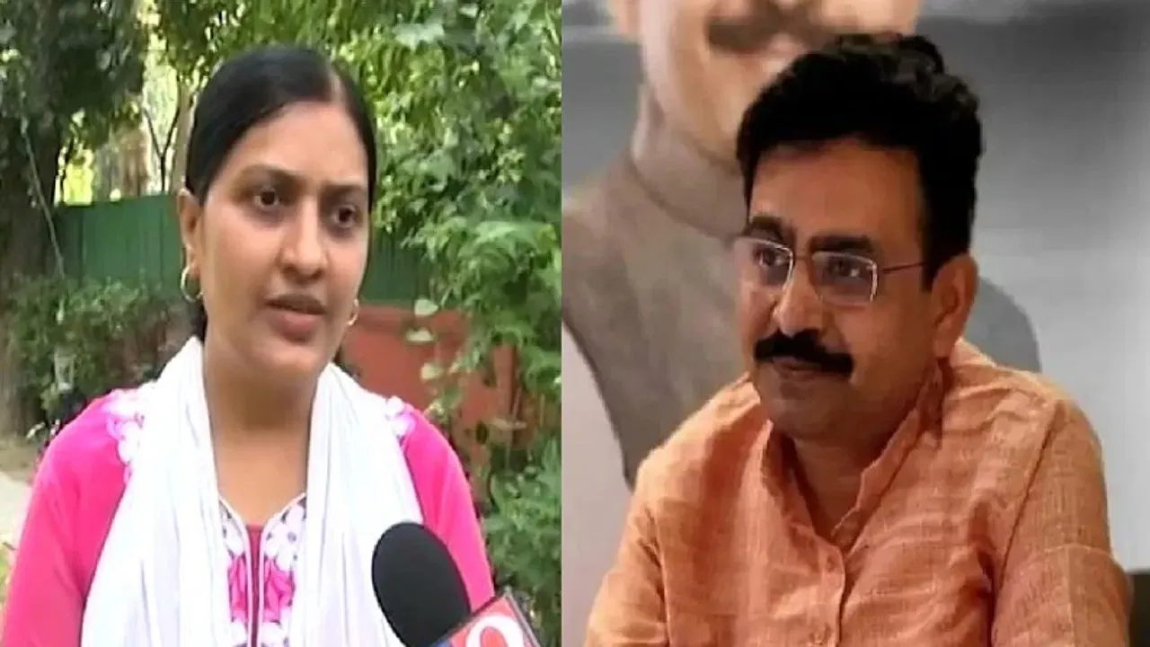 पूर्व सांसद राजीव सातव और प्रज्ञा सातव