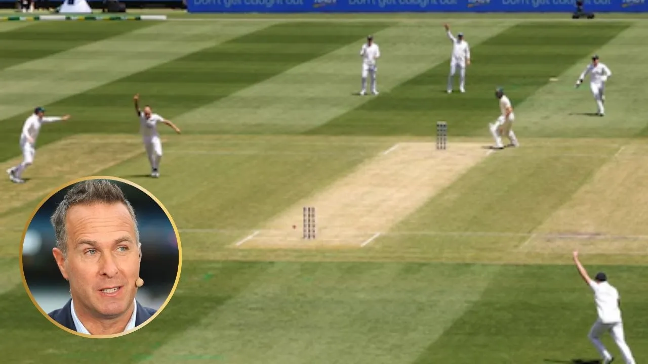AUS vs ENG Michael Vaughan share post on social media for melbourne pitch