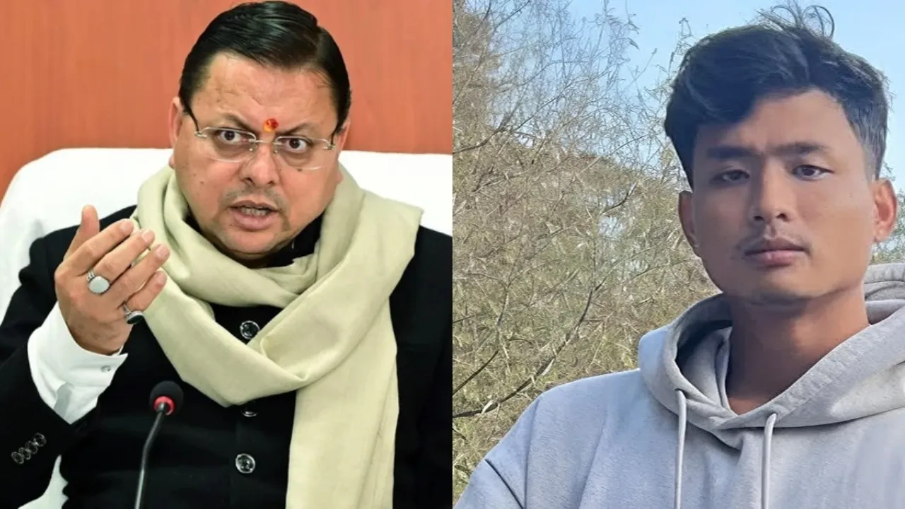 CM Dhami on angel chakma murder case