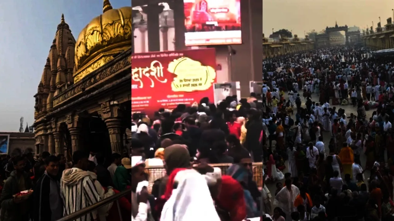 New Year Temples Crowd control