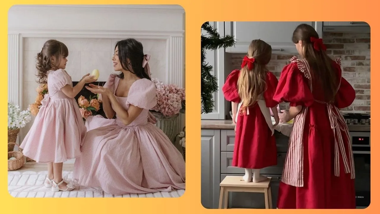 Matching Dresses For Mom And Daughter