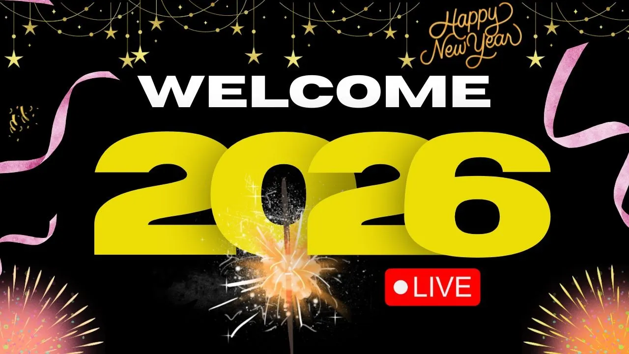 New Year 2026 Celebrations Live Updates Naye Saal Ka Jashn delhi ncr party scenes fireworks traffic police advisory in hindi