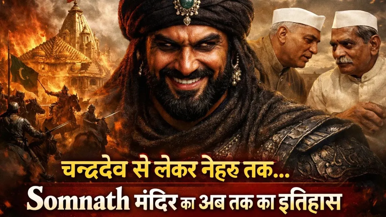 History of Somnath Temple from Lord Moon krishna to Mahmud Ghaznavi to Nehru