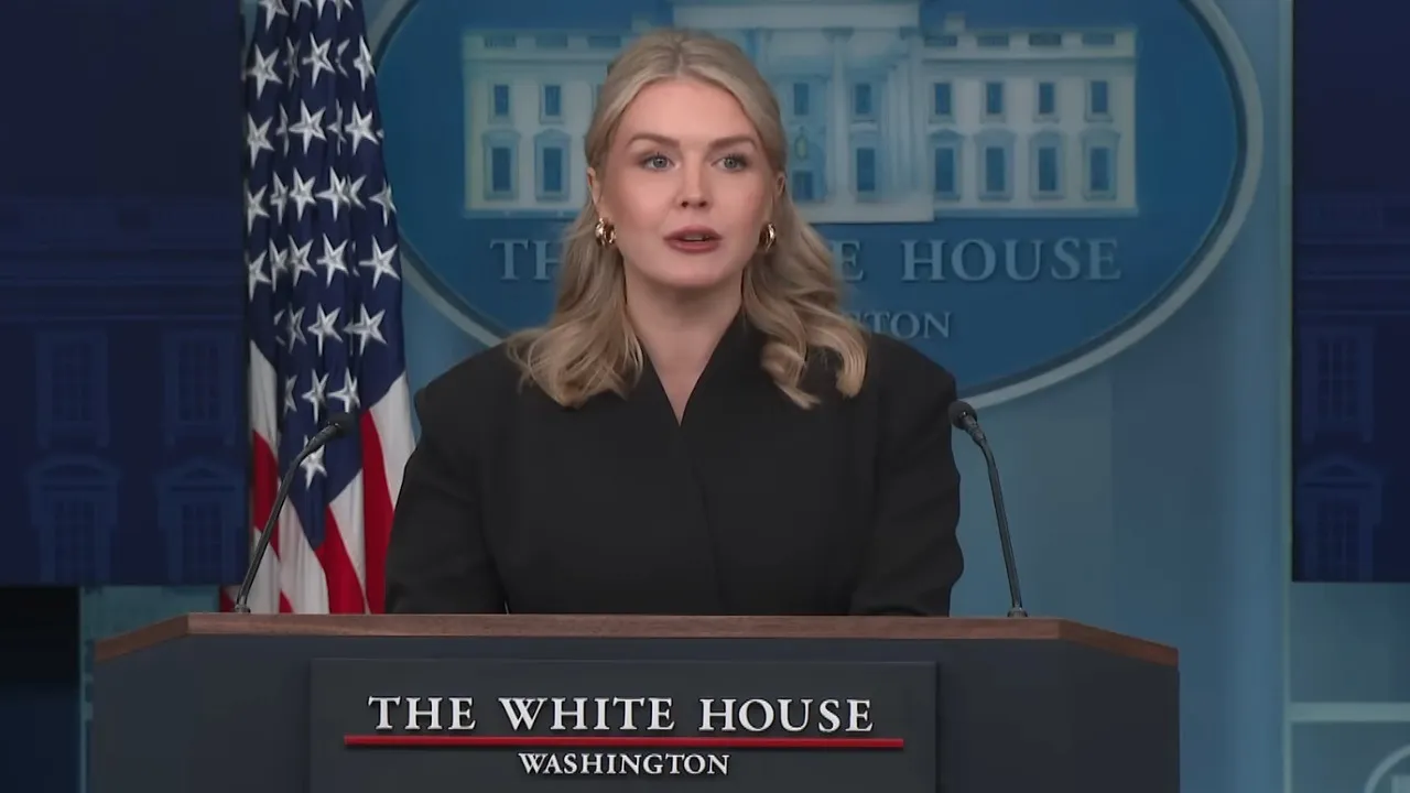 White House Press secretary Karoline Leavitt