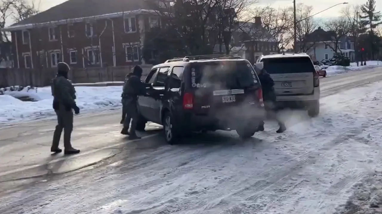 US ICE agent shoots woman