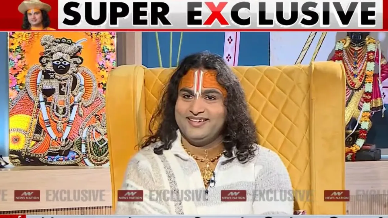 Aniruddhacharya at news nation