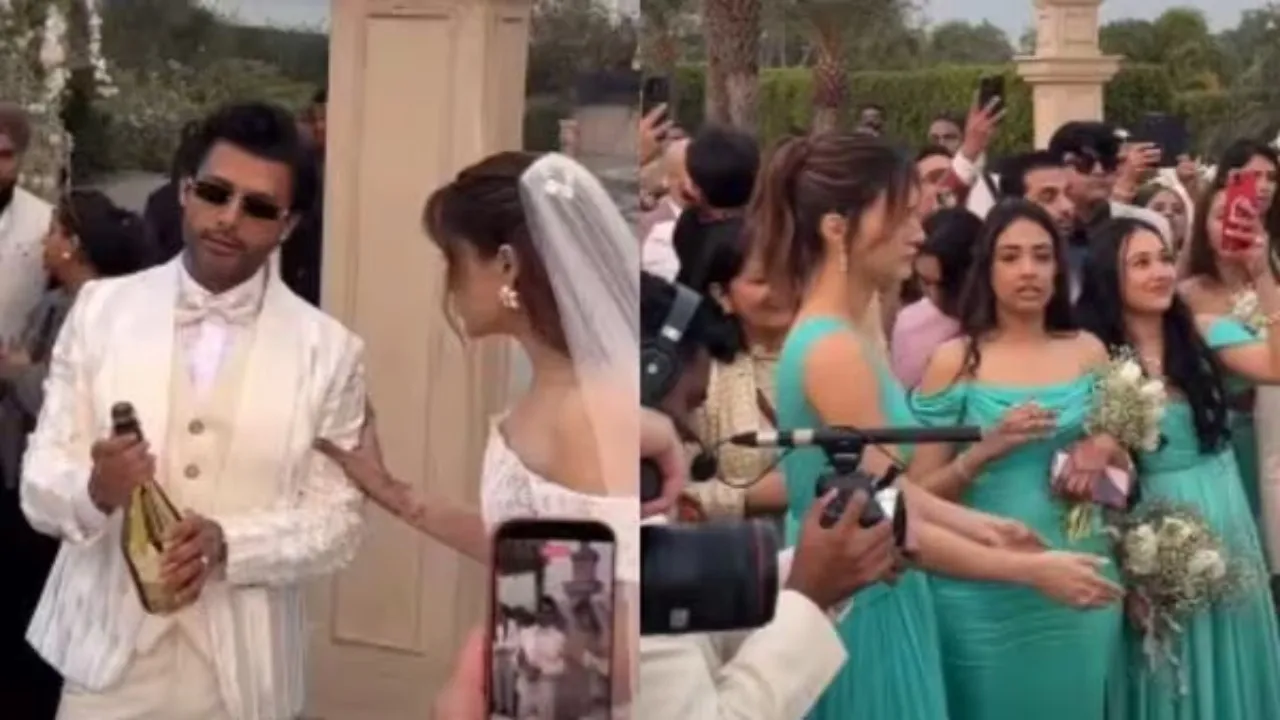 Nupur Sanon stebin ben Wedding (1)