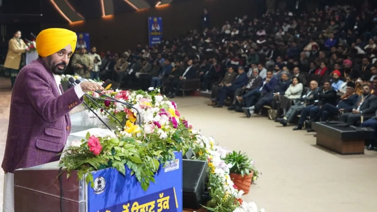 Chief Minister Bhagwant Singh Mann inaugurated the Startup Punjab Conclave 2026