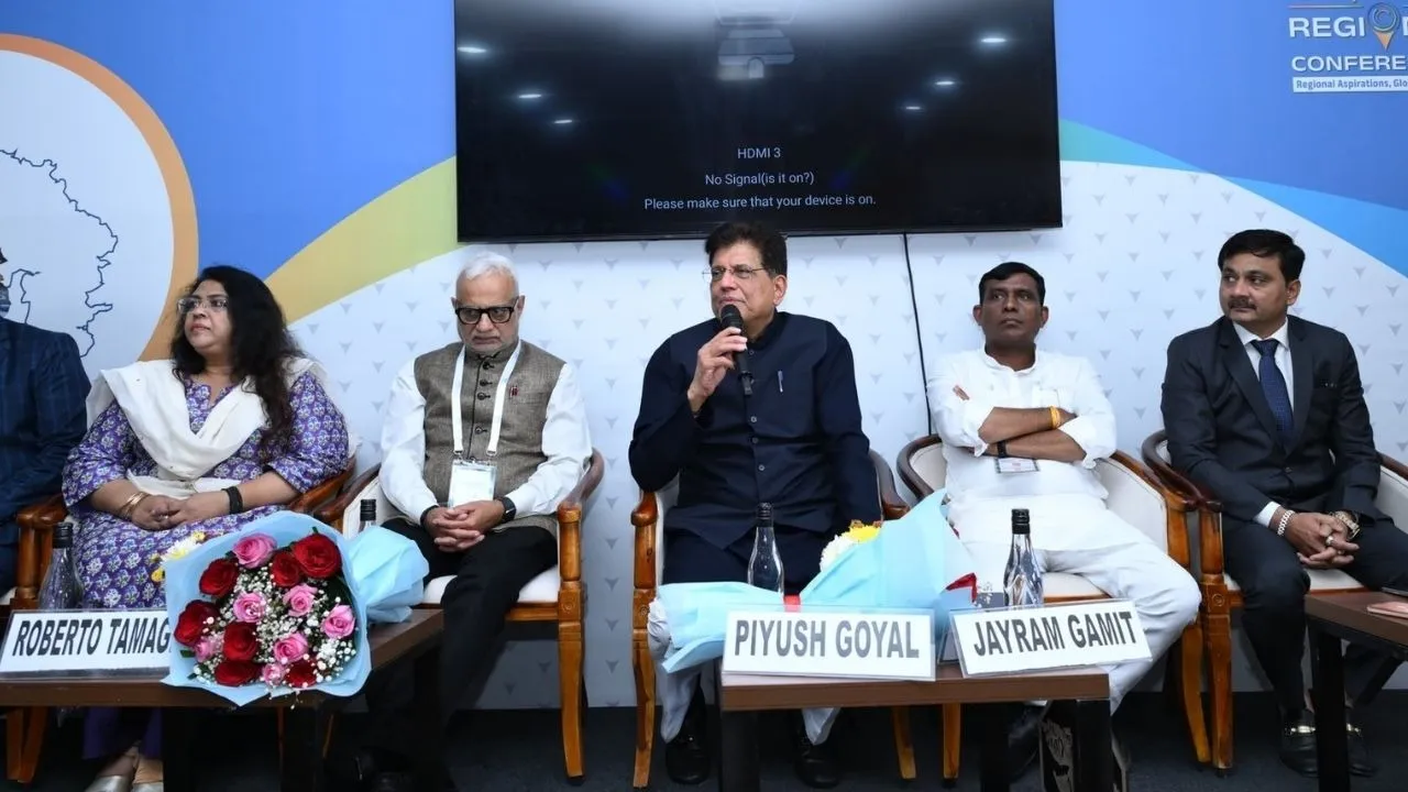 Union Minister Piyush Goyal Vibrant Gujarat Regional Conference