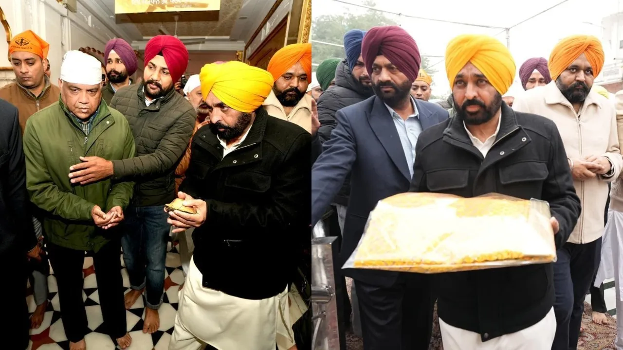 CM Mann Akal Takht Sahib