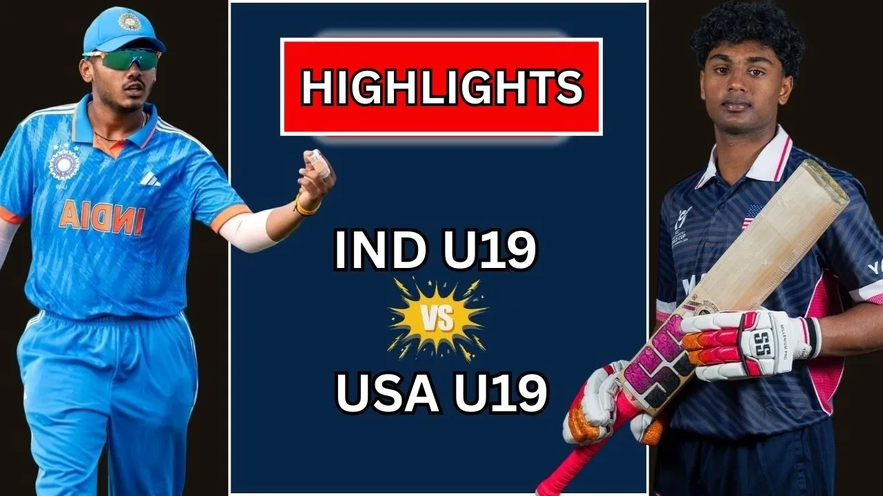 IND U-19 vs USA U-19 World Cup 2026