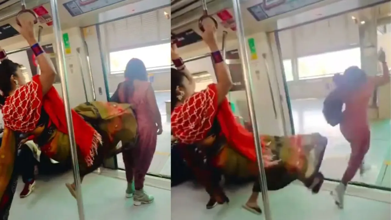 viral delhi metro video