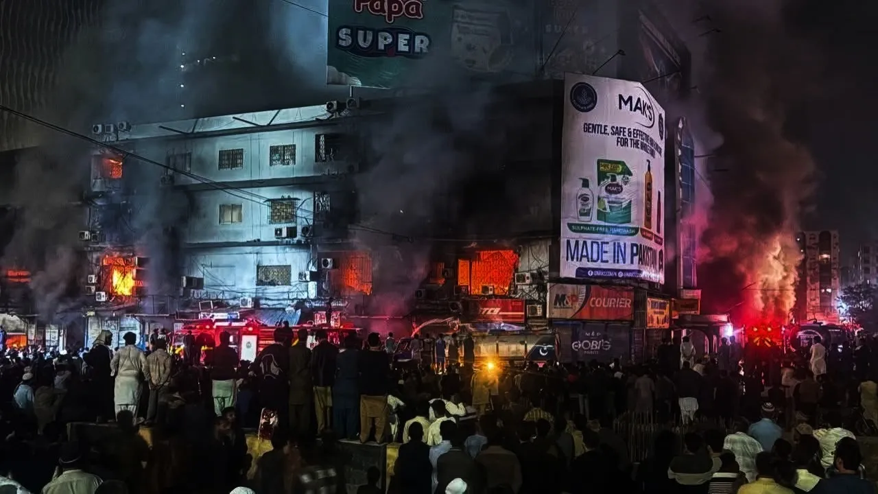 Karachi Fire