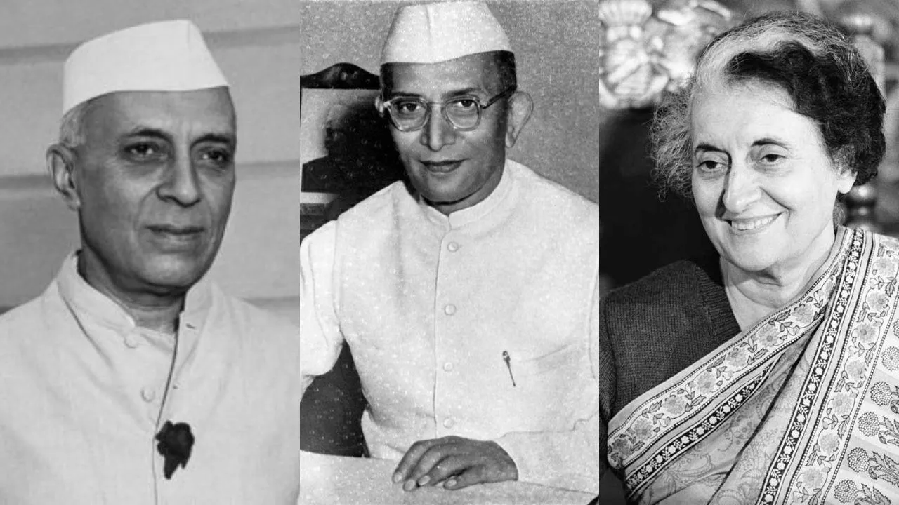 Jawaharlal Morarji desai Indira Gandhi