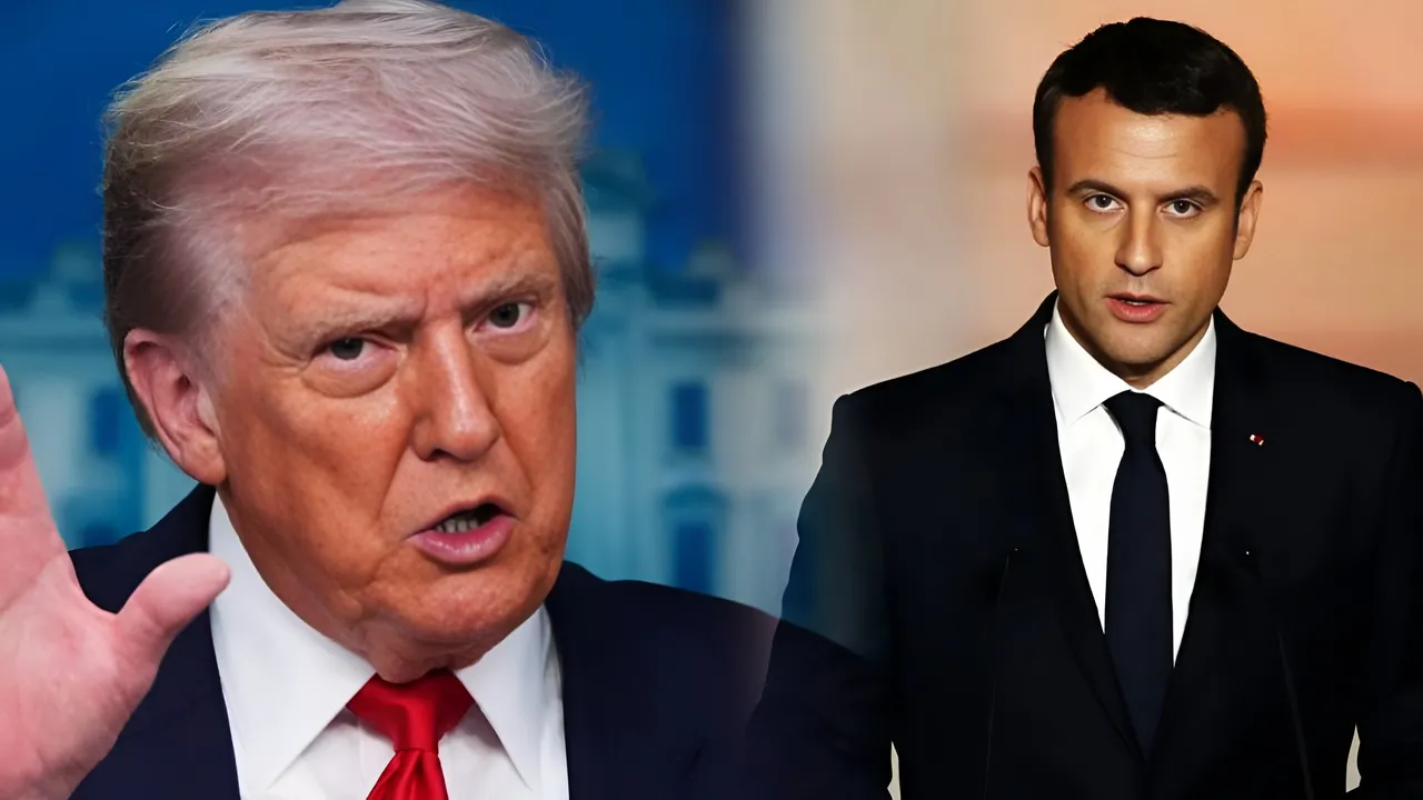 Donald Trump warns French President for 200 Percent Tariff board of Peace for Gaza