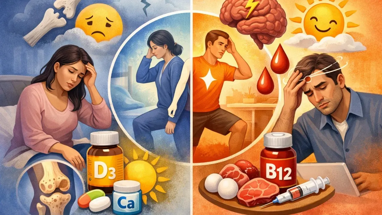 vitamin b12 and d3 deficiency