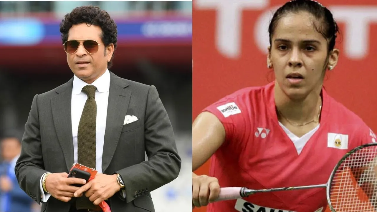 sachin tendulkar share post for saina nehwal after her retirement