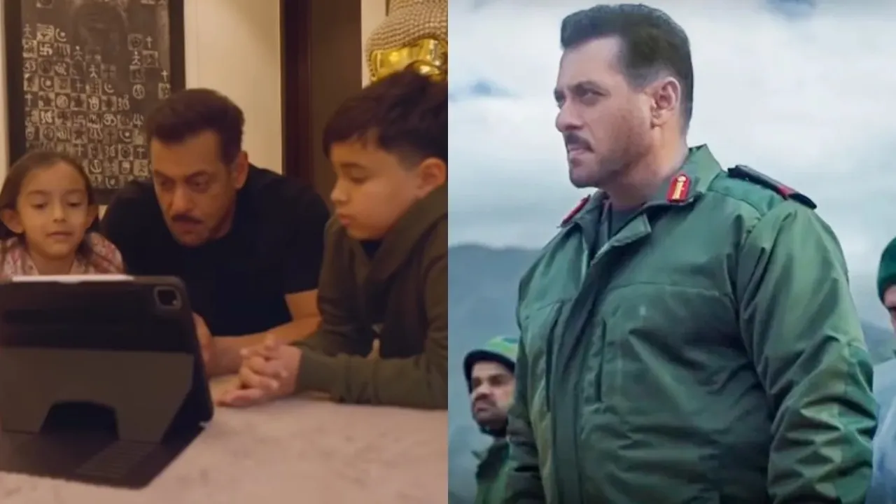 Salman Khan emotional Republic Day tribute singing Battle of Galwan with his nephew and niece