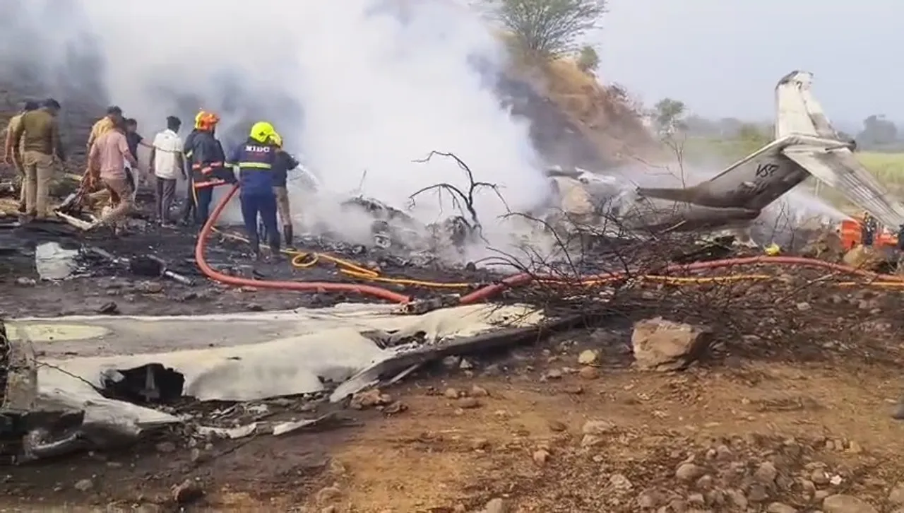 Ajit Pawar Plane Crash in Baramati