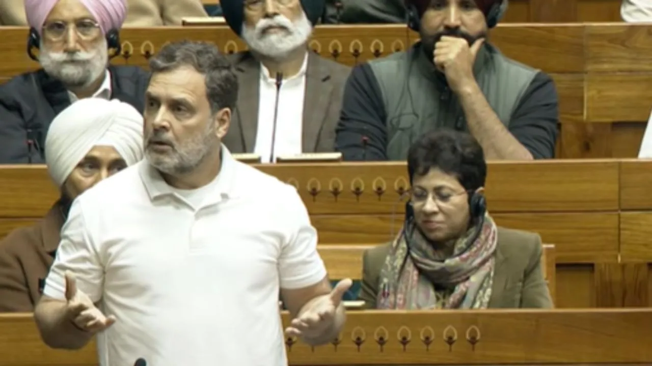 Rahul Gandhi In parliament