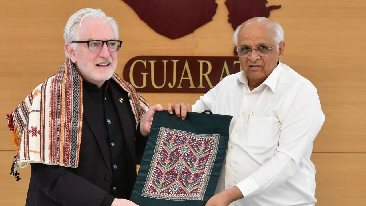 Ireland Envoy Meets Gujarat CM Strengthens Bilateral Ties