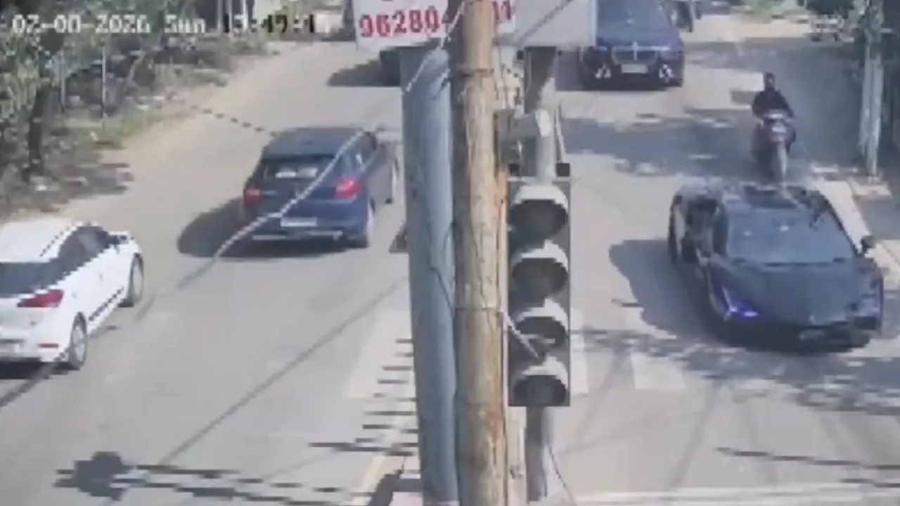 Kanpur Lamborghini accident