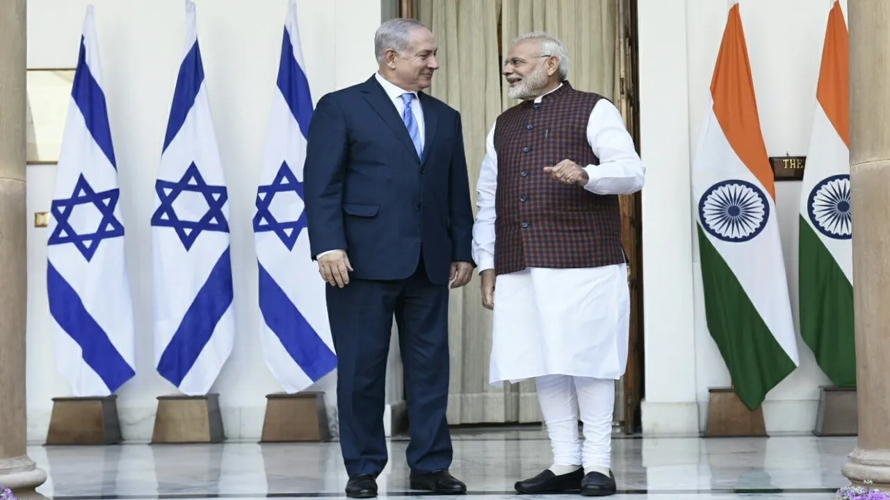 PM Modi and Benjamin Netanyahu