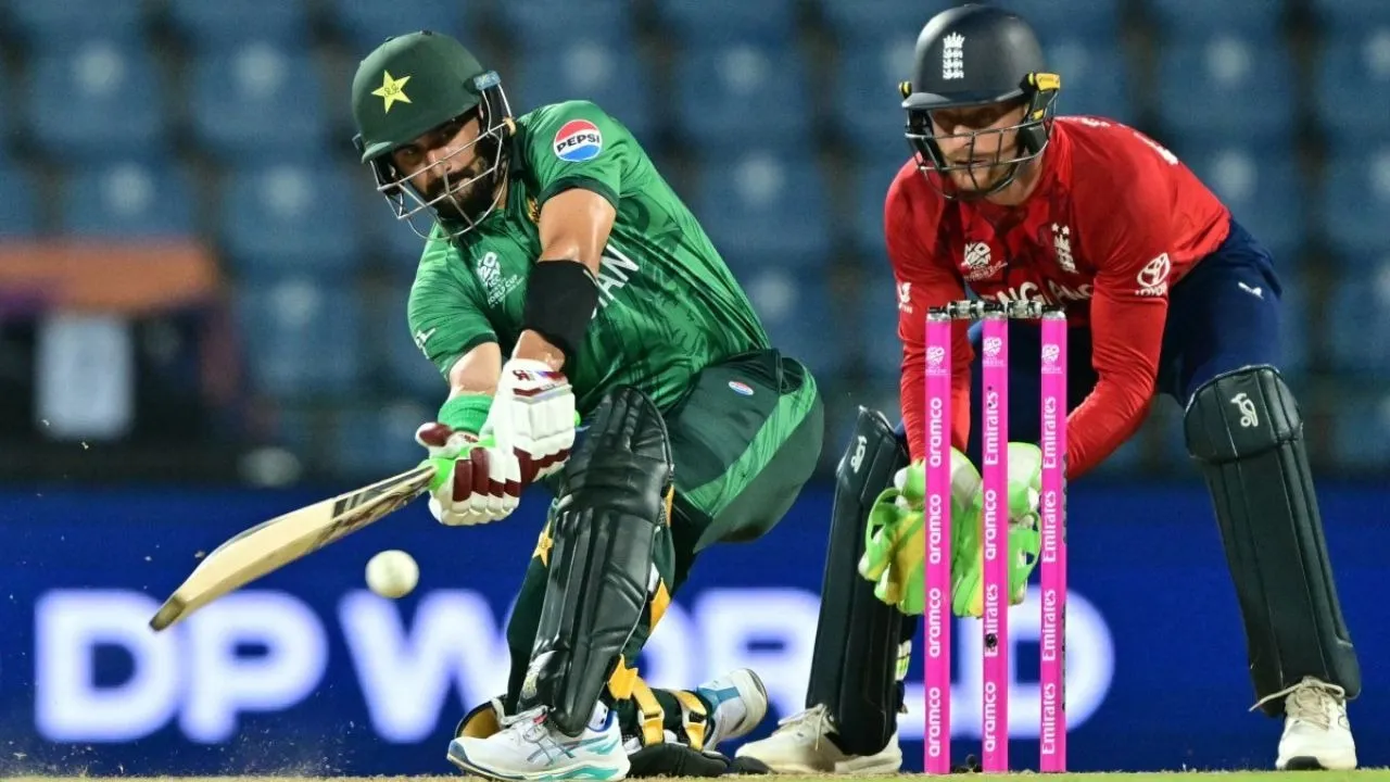 ENG vs PAK pakistan opener sahibzada farhan scored fifty against england in super 8 match in t20 world cup 2026