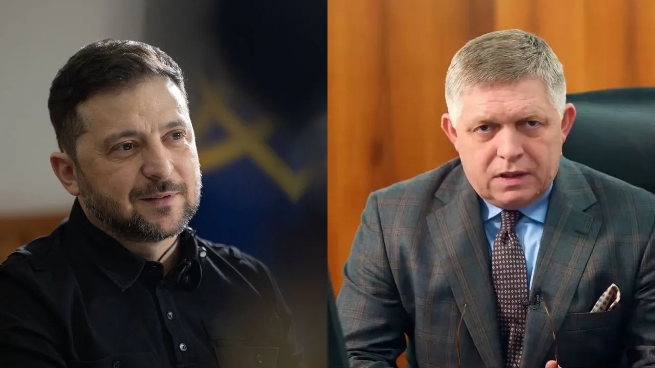 Zelenskyy and Robert Fico