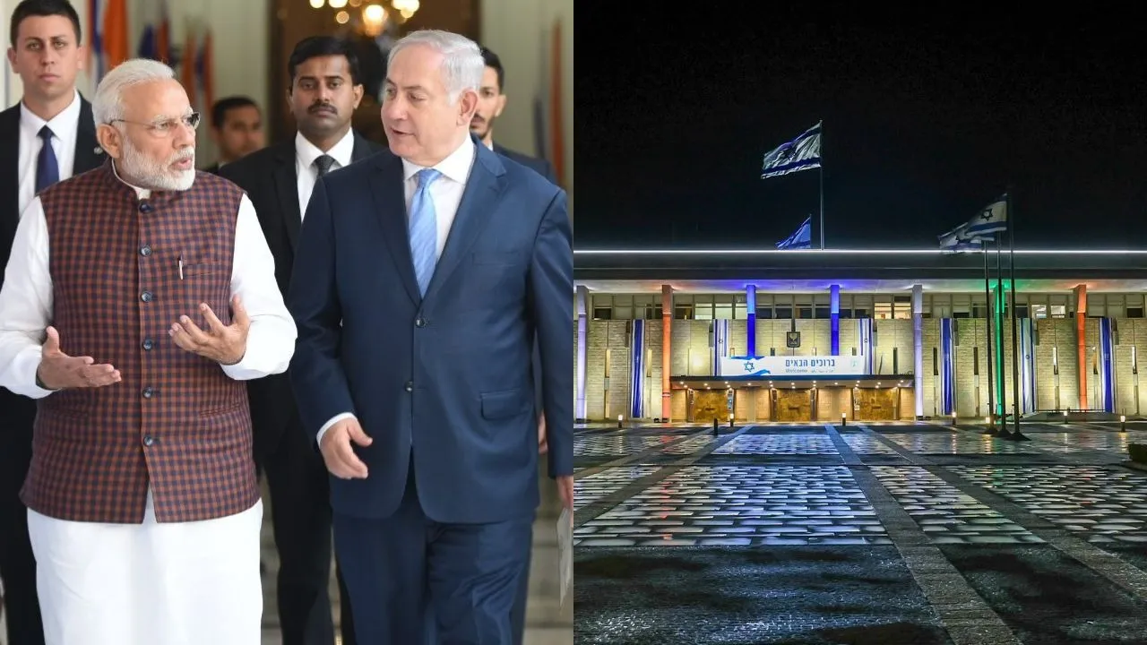 PM Modi welcomes in Israel