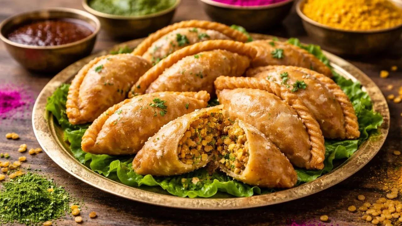 Namkeen Moong Dal Gujiya