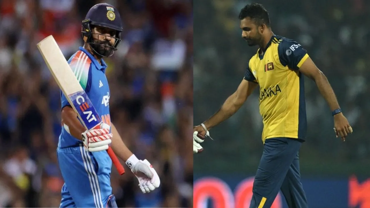 Dasun Shanaka and Rohit Sharma