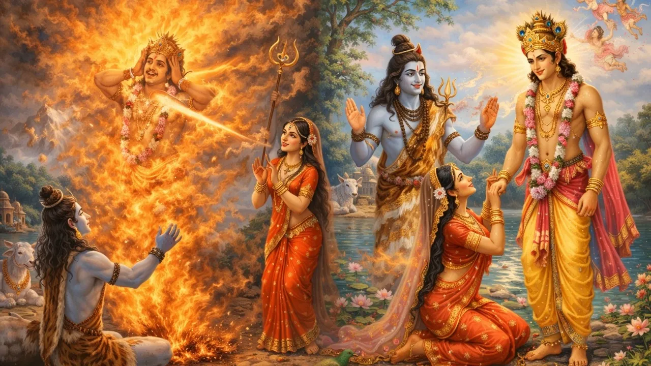 Kamadeva and Rati Story