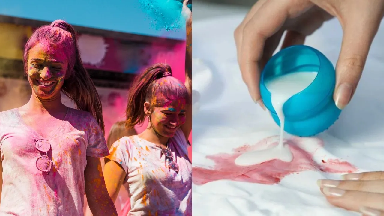 Remove Holi Colour Tips