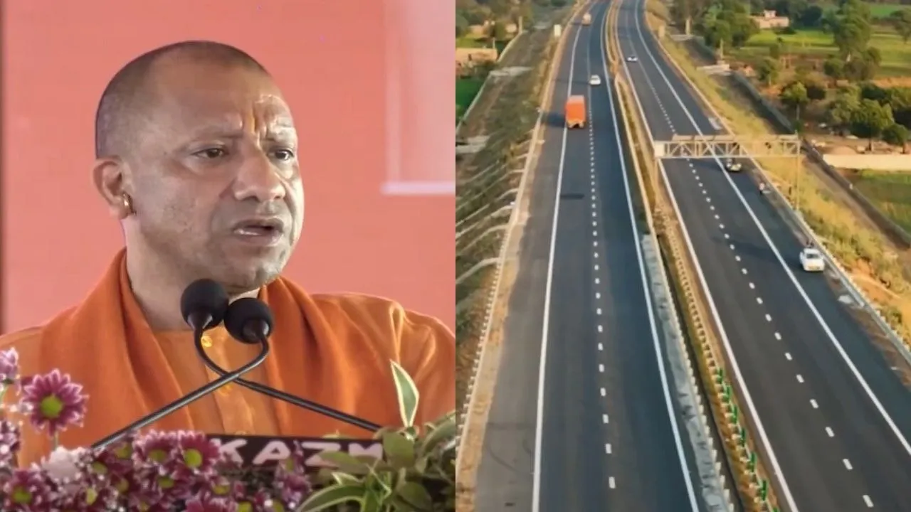 Yogi on Panipat Gorakhpur Expressway