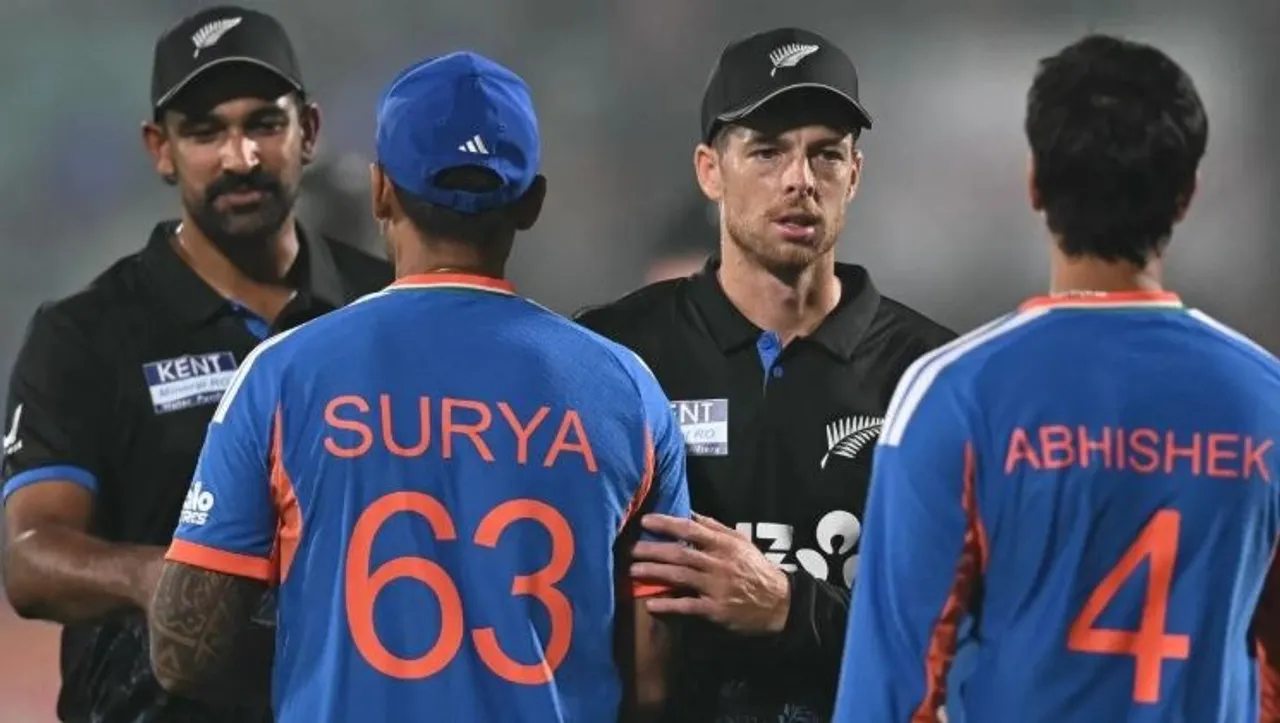 photo caption IND vs NZ Final Photograph: (AFP)