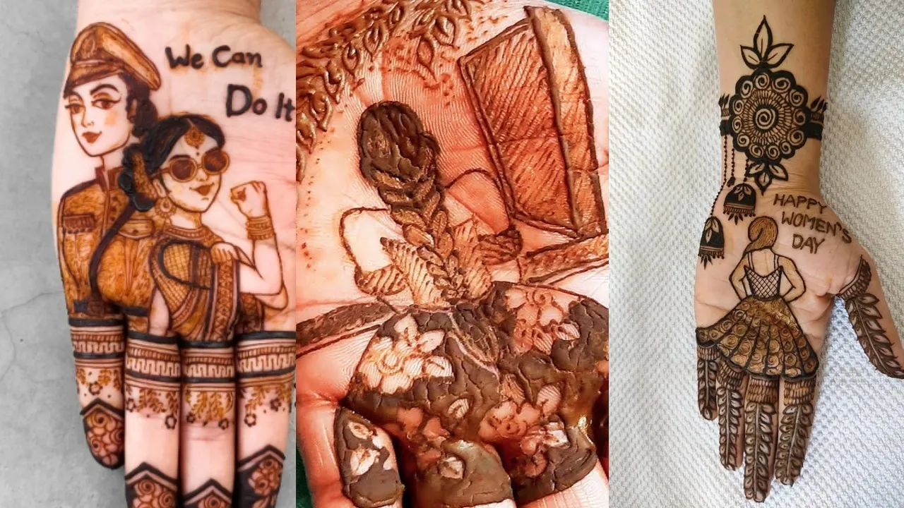 Women's Day 2026 Mehndi Design