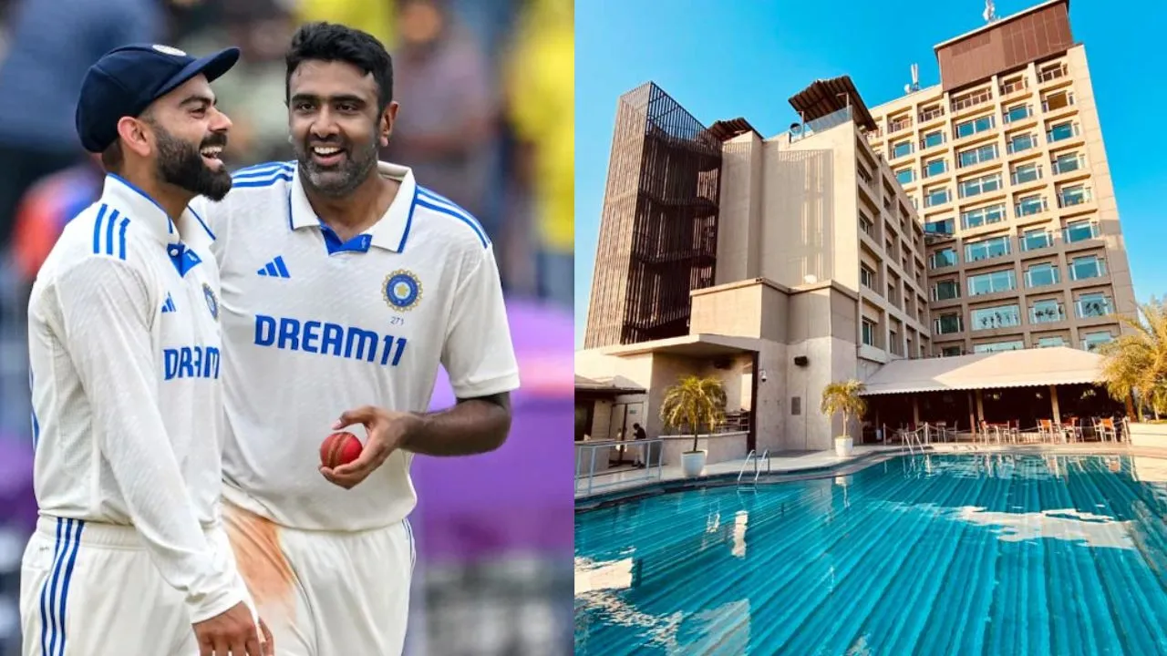 ind vs ban kanpur test hotel