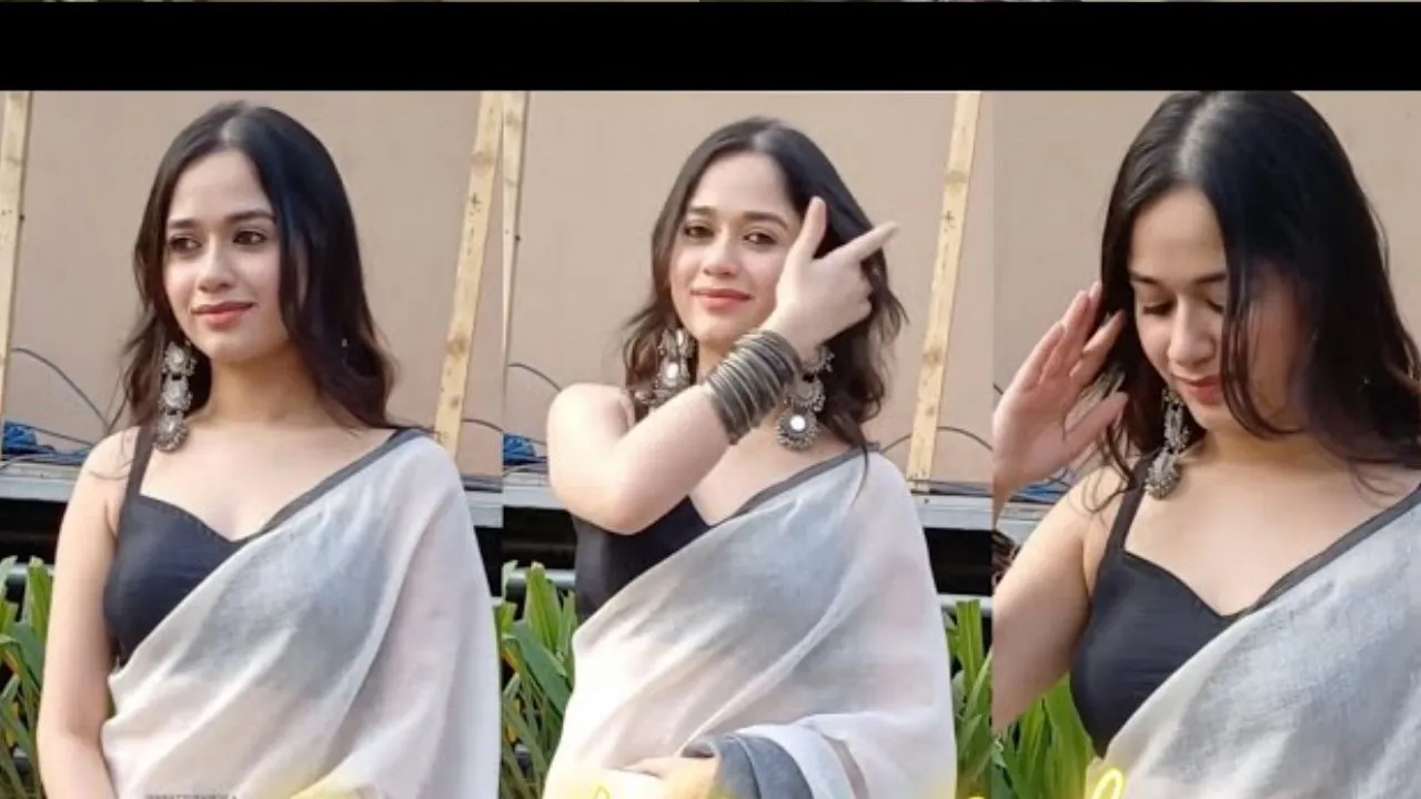 jannat zubair in saree 2