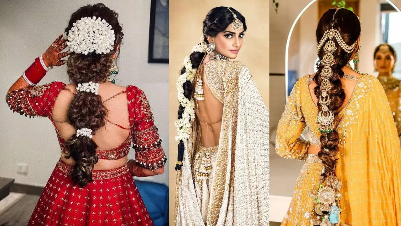 Hartalika Teej hairstyle