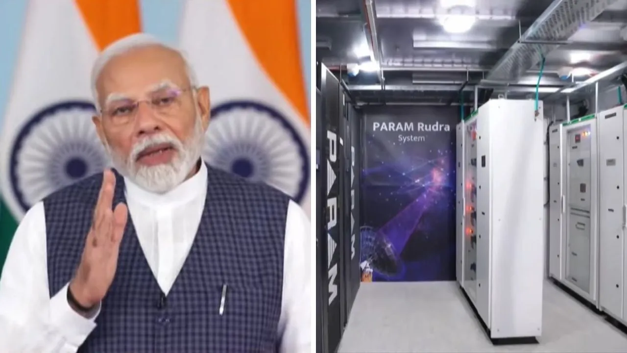 PM Modi dedicates to nation 3 PARAM Rudra Supercomputers