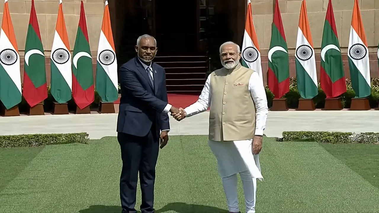 PM Modi and Muizzu 7 October