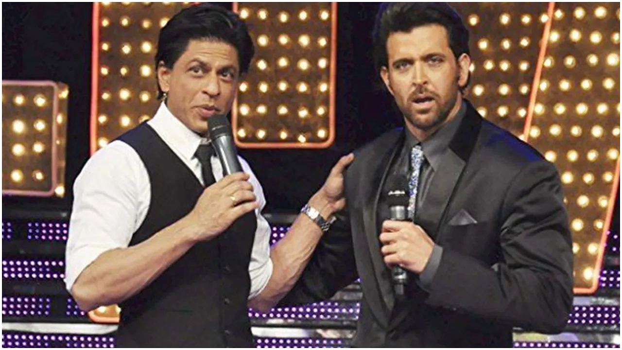shah rukh khan hrithik roshan stage performance viral