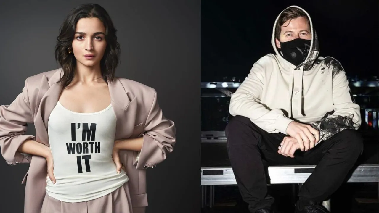 Alia Bhatt with Alan Walker