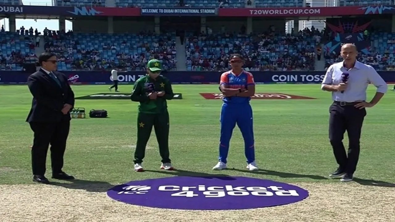 ind vs pak womens team toss