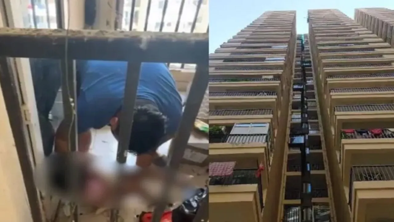 Gaur City child fell from 27th floor